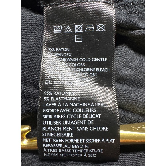 Free People Black Deep V Neck Short Sleeve Thong Bodysuit L Made in USA - Picture 5 of 10